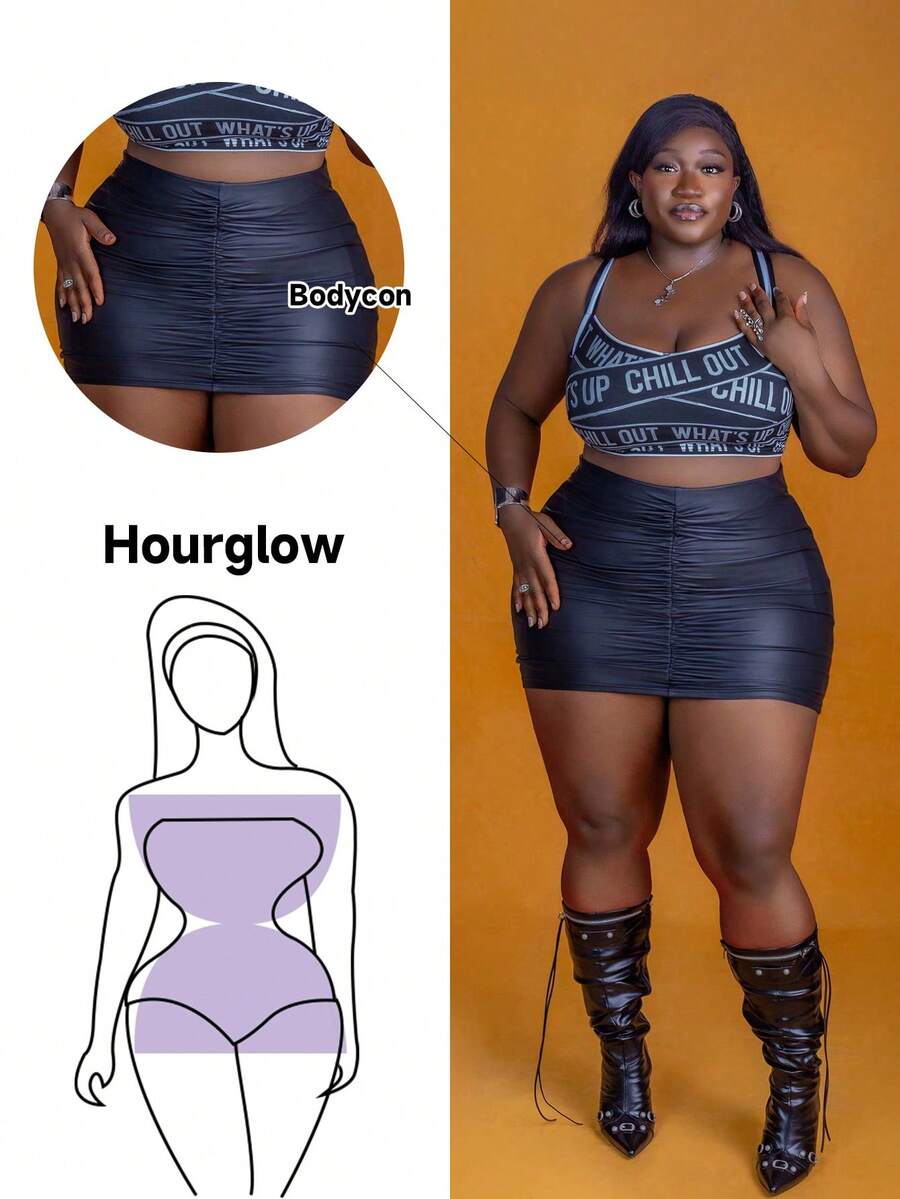 CurvyTilda Váy bút chì xếp ly màu trơn cỡ lớn, mặc hàng ngày giản dị Váy đen Trang phục lễ Tạ ơn cho phụ nữ Trang phục năm mới cho phụ nữ Váy mùa đông Quần áo mùa đông Trang phục Rave cho phụ nữ Trang phục năm mới cho phụ nữ - màu đen - Xem 1