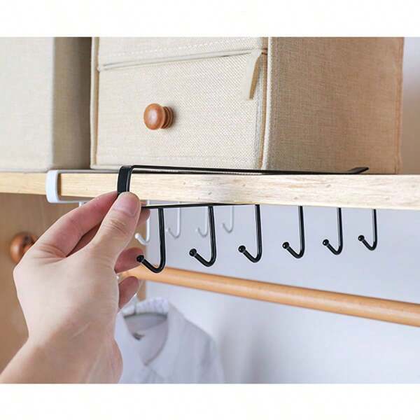 2multi-Functional Storage Rack, No Need For Drilling Kitchen Hooks, Easy To Install, Suitable For Storage In Kitchens, Bathrooms And Toilets