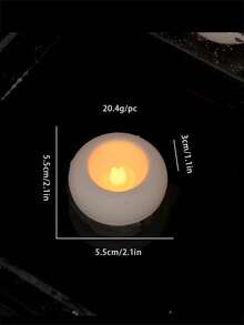 12个防水电池供电漂浮蜡烛灯：无焰电子蜡烛，适用于婚礼装饰、泳池派对和许愿灯。Ins风LED漂浮水灯可用作拍照道具、生日装饰、香薰灯、应急灯和防水灯。