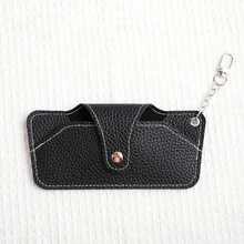 1pc Women's Portable PU Leather Ultra-Thin Eyeglasses Case, Fashion Travel Glasses Pouch With Metal Hook - Multicolor - View 13