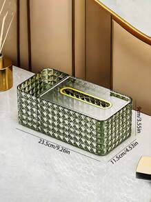1 Stück zufällige Farbe kreatives Diamant-Muster Taschentuchbox, modische Taschentuch-Aufbewahrungsbox mit großer Kapazität, leicht zugänglich, Taschentuchhalter für Zuhause, Mehrzweck-Aufbewahrungsbox, stilvoller minimalistischer personalisierter Aufbewahrungsbox, Taschentuchbox, Heimdekoration, Heimzubehör, Schul-Utensilien