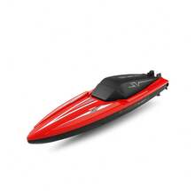 High Speed Remote Control Boat - 2.4GHz RC Boat For Pools, Lakes & Outdoor, Waterproof Electric Toy Boat For Adults And Kids With Rechargeable Battery, LED Lights, Spare Propeller - Red - View 7