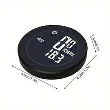 Velocímetro inalámbrico para bicicleta, ciclocomputador impermeable con soporte, velocidad y odómetro con retroiluminación automática y clasificación de impermeabilidad IPX7, apto para bicicletas de carretera y montaña. - Negro - Ver 11