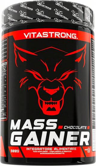 Vitastrong Aumento de masa muscular, proteína en polvo de alto contenido calórico al 30% con creatina, maltodextrina y dextrina en racimo, para aumentar la masa muscular en hombres y mujeres.