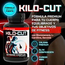 Vitastrong Kilo-Cut Vegano, Potente Suplemento Dietético con Glucomanano, Garcinia, Matcha, Carnitina y Cromo, Solución Keto de Nueva Generación - Otros - Ver 3