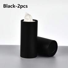 4/2/1pc Car Tissue Box Holder Travel Tissue Cylinder For Car Cup Holder And Home Dining Table - Multicolor - View 16