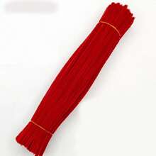 50/100/500 PCS Fluffy Chenille Stems For DIY Crafts 20 Vibrant Colors 12 Inch Fuzzy Pipe Cleaners Dense Twisted Yarn For Creative Art Projects Handmade Toys And Decorations
