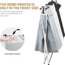 ANNA TOSANI Cesta para Ropa Plegable con 3 Compartimentos, 120L Multifunción Cestos para Lavandería Organizadores de Ropa Sucia Clasificador de Cestas 68x38x60cm para Lavar y Separar la Ropa - 1 - Ver 10