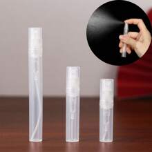 5pcs Transparent Plastic Perfume Spray Bottles - 2ml, 4ml, 5ml Travel Size Fine Mist Sprayers, Refillable Perfume Sample & DIY Packaging Bottles