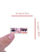 50PCS 2D EyesStickers Vinyl Aesthetics Stickers Scrapbooking, Diary, Bumper, Skateboard, Water Bottle, Cartoon, Hard Hat, Car Stickers And Decals, School Supplies,Back To School
