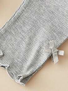 Pantalones cortos princesa transpirables y delgados para niñas de 3 a 12 años, pantalones capri casuales suaves con lazo, varios colores