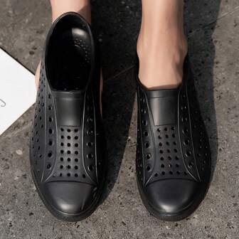 1 Pair Men's Summer Casual EVA Breathable Beach Sandals, Suitable For Outdoor Leisure, Beach, Water Sports