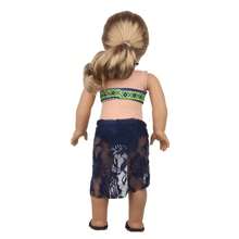 1 pièce Vêtements de poupée, maillot de bain d'été pour poupée bikini, style mode rose/vert, convient aux poupées bébé de 18 pouces, poupées réalistes reborn, convient aux filles de 3 ans et plus, étudiants, accessoires de jouet de poupée, cadeau d'anniversaire, fête de vacances