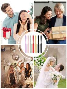 1pc/3pcs/7pcs Silicone Cream Cake Scraper, Dishwasher , Silicone Scraper, Cake Cream Cooking Silicone Scraper, Non-Stick Silicone Scraper For Kitchen Cooking, Scraper, Butter Knife For Cream, Jam And Butter, Easy To Clean, Suitable For Home, Restaurant, Dessert Shop, Baking Kitchen Tool Set, - Multicolor - View 9
