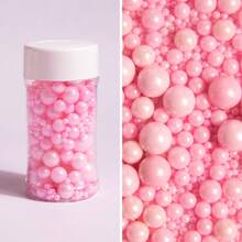 3oz/85g Pearl Sugar Sprinkles, For Cake Decoration, DIY Cake Decorating, Mixed With Metallic Sugar Sprinkles, Suitable For Cakes, Candies, Cupcakes, Macarons, Ice Cream And Various Decorations, Also Applicable For Weddings, Valentine's Day, Halloween, Christmas And Other Occasions, For Decoration Only, Not Edible - Multicolor - View 20