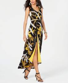 Thalia Sodi Belted Detail Maxi Dress - 金色 - 查看 2