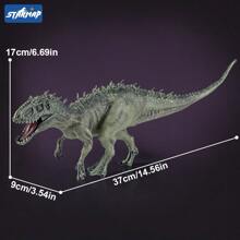 Juego de juguetes de dinosaurios gigantes, grandes juguetes de dinosaurios realistas para niños de 3 a 5 años - Regalos perfectos de dinosaurios para niños en cumpleaños - Figuras de juguete de dinosaurios con detalles pintados a mano - Figuras de dinosaurio gigantes