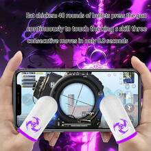 Fiberglass Gaming Finger Sleeves, Breathable Touchscreen Thumb Cover, Sweat-Resistant, Smooth Sliding, Lightweight And Comfortable, Enhanced Gaming Experience