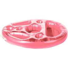 PVC Colorful Beverage Holder, Inflatable Floating Drink Cup Coaster For Pool Party, Swimming Pool Bar Tray