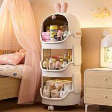 2025 New Design Cute And Big Room Storage Cabinet Bathroom Living Room Home Organizer Rack Toy Storage Rack