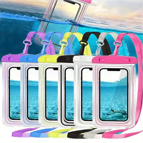 High Quality Transparent Phone Pouch With Scratch-Resistant Cover And Seal Closure - Suitable For Swimming, Diving, Outdoor Activities, Swimming Essentials || Durable, Swimming Accessories