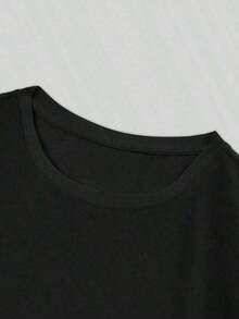 TRUST NO ONE Print Tee Shirt, Tees For Men, Casual Short Sleeve T-Shirt For Summer,Father's Day GiftsMen's Casual Cotton Short Sleeve T-Shirt – Basic Summer Tee For Men (S-XXXL) Cotton , Vintage, Cotton, Cotton Shirts, Graphic Tees, Romwe, Funny T Shirts, Graphic Tees, Western, White Graphic Tees - 黑色 - 查看 6