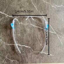 مجموعة واقي وجه طهي شفاف مقاوم للرذاذ، إطار + حارس (مجموعة)، تنكر إبداعي شخصي، يمكن استخدامه لتنكر المناسبات، أدوات المطبخ، الرياضات الخارجية، أو كهدية للعائلة والأقارب