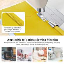 Double Roller Presser Foot For Industrial Sewing Machines, Ideal For Faux Leather And Thin Fabrics, Coated Knit Compatibility, Comes With Adjustable Pressure Bar, Sewing Machine Accessories, Sewing Tools.