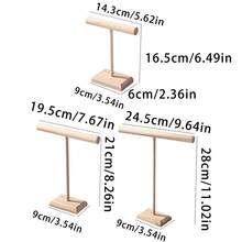 Organizador de joyería, perchero de madera para pulseras, relojes, brazaletes y collares, organizador de almacenamiento para mujeres, esencial de viaje, regalo de regreso a la escuela - Multicolor - Ver 2
