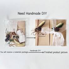 2张/套婚礼誓言卡，优雅简约DIY新郎新娘告白笔记本，配2支书写笔，爱情主题婚礼公告派对用品