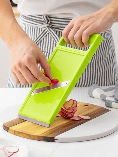 1pc/2pcs Vegetable Slicer,Vegetable Slicer,Potato Slicer,Food Slicer With Hanging Hole,Kitchen Gadgets Handheld For Food Vegetables French Fry And Cutter Potato,Waffle Stir-Fry Cutting Hot Exchange Vegetable Carrot Shredder,Handheld Vegetable Chip Maker Food Chopper For Potato, Carrot,Vegetables