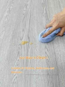 1 rollo de baldosas autoadhesivas de suelo con patrón de madera minimalista, rollo de papel tapiz, rollos de suelo de vinilo reforzado. Baldosas de suelo autoadhesivas impermeables, resistentes al desgaste y antideslizantes. Papel tapiz/pegatinas de suelo autoadhesivas. Pegatinas de pared de decoración occidental, papel tapiz autoadhesivo, decoración de pared. Decoración de habitación para cocina, baño, sala de estar, dormitorio, decoración de cocina, oficina, decoración del hogar. Papel tapiz de pared decorativo, baldosas de suelo autoadhesivas, baldosas de suelo autoadhesivas