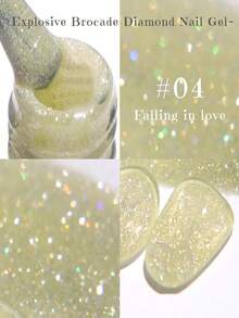 MIANEL 12ML 梦幻婚纱亮片凝胶指甲油 2026 新款流行美白亮片碎钻指甲油 适用于指甲、脚趾甲、UV灯美甲、绿色指甲、白色指甲、粉色指甲、冬季指甲、新年指甲、美甲用品、指甲胶水、按压式美甲 - 彩色 - 查看 20