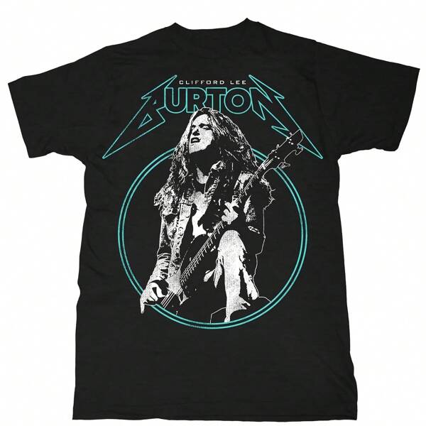 Cliff Burton  Master Of Puppets L Licensed T-Shirt 's-