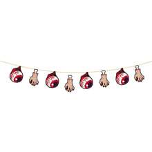 Vintage Halloween Hängebanner - Sürbis Geist Skelett Wand Girlande - Dekorpapier, für Scherz Feiertags-Themenpartys, Eingänge, Häuser, Räume und Szenendekorationen - Herbstferiendekoration und Fotorequisiten