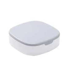 A Solid-Color TPR Mini Jewelry Box, A Portable Travel Organizer With A Mirror, Lightweight And Dust-Proof, Suitable For Storing Necklaces, Rings And Earrings, The Perfect Gift For Girls.