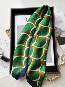 1 件装发饰围巾男女通用女式颈巾方形发巾头巾披肩围巾围巾头巾女式