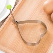 4 Stück/1 Stück Edelstahl Eierringe, Pfannkuchen- und Eierformen zum Kochen und Dekorieren, Küchenutensilien, Eierringe, Eierformen, DIY Eierformen, kreative Eierformen, Eierringe zum Kochen, Edelstahl-Unterwäsche-Formen, Brotformen, Küchenutensilien, Outdoor-Grillwerkzeuge, geeignet für Pfannkuchen, Spiegeleier usw. - perfekt für Wohnmobil-Küche, Camping und Hausgebrauch, unverzichtbares Küchengerät | Spaß Küchenhelfer | langanhaltend Kochgeschirr, Farbe und Stil zufällig