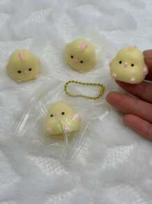 1/2/6pcs Mini Chick, Decoration Or Gift For Good Friends, Slow Rebound To Relieve Stress, Bouncy Chick Squeeze Music (Keychain Color Random), Give To Girlfriends, Girlfriend Pendant, Cute Chick Keychain, Perfect Choice For Valentine's Day,Mother's Day,Gift For My Mother
