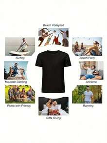 Funny Graphic T-Shirt - Cute, Multitask, Joke, Humor, Sarcastic Novelty Tee - Black - View 2