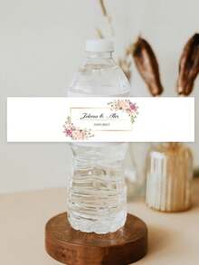 Customized Celebration Labels Personalized Bottle Stickers Customized Name Text Stickers Birthday Baptism Wedding Decoration Water Bottle Label Decoration Supplies,Custom Water Bottle Sticker - Custom Logo Label - Graduation Bottle Label - Birthday Label - Multicolor - View 11