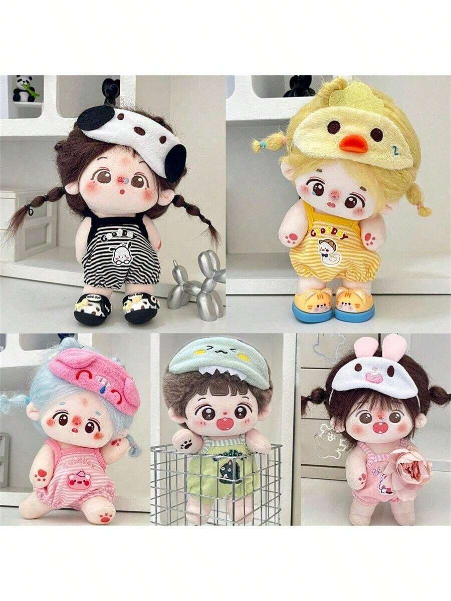 Vêtements Noir Poupée Collection Ensemble Vêtements Labubu 17cm - 1 Chapeau + 1 Barboteuse Noir (sans Poupée Vêtements Noir Poupée Collection Ensemble Vêtements Labubu 17cm - 1 Chapeau + 1 Barboteuse Noir (sans Poupée
