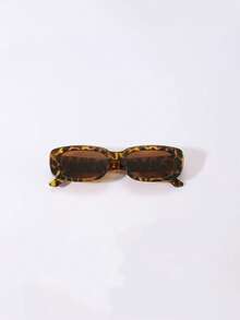 1-4副/套 女士方形塑料多巴胺时尚眼镜组合，适合日常佩戴、度假、音乐节、Y2K风格