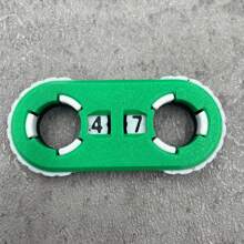 Contatore di vite stampato in 3D, adatto per giochi di ruolo e di carte - Portatile, materiale PLA durevole, età 14+, per giochi e RPG