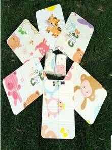 1 件便携式可折叠户外座垫 - 轻质透气 PE 泡沫，防水设计，适合露营、钓鱼、徒步旅行、音乐节、野餐和花园使用，露营配件 - 彩色 - 查看 8