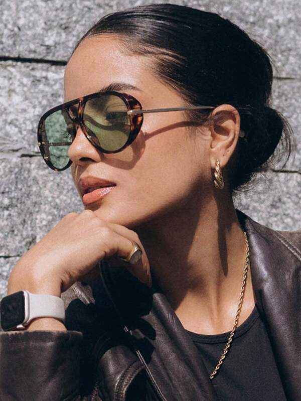 SeeBand Aviator Glasses For Women Men Retro Oversized Round Glasses Vintage Shield Shades Women's Big Frame Fashion Glasses, European & American Style Fashion Glasses, Outdoor Traveling & Street Style Accessories Fashion Glasses For Women Shades For Ladies Eyeglasses Fall Winter Outfits Beach Accessories Vintage Y2k Basics Business Casual Gifts For Summer Beach Vacation,Outdoor,Travel