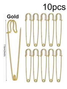 4/5/8/10/12/20Pcs7.5cm Large Pin For Clothes Leather Canvas Blankets Crafts Skirts Kilts