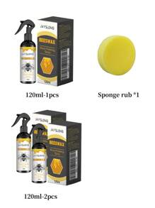 (120 ml) 1 pezzo/2 pezzi Lucidante per mobili spray a base di cera d'api, detergente per legno, lucidante per pavimenti in legno - per salotto, cucina e mobili in legno.Il nostro spray naturale a micro cera d'api rimuove con facilità anni di accumulo di cera e sporcizia, nutrendo e valorizzando la bellezza dei tuoi mobili in legno.