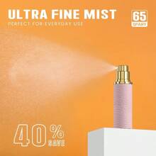 Atomizador de perfume de viaje de 5ml, recargable, portátil, de, vaporizador de colonia de tamaño de bolsillo, botella de spray de fragancia vacía, regalo para mujeres y hombres, color rosa