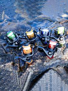 SOUGAYILANG 3BB Foldable Fishing Reel - 5.2:1 Gear Ratio, Interchangeable Handle, Stainless Steel Shaft & Precision Ball Bearings